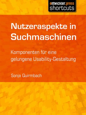 cover image of Nutzeraspekte in Suchmaschinen